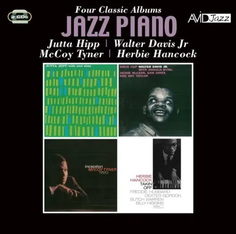 JUTTA HIPP / WALTER DAVIS JR. / MCCOY TYNER / HERBIE HANCOCK - Jazz Piano - Jutta Hipp: With Zoot Sims/ Walter Davis Jr.: Davis Cup/ McCoy Tyner Trio: Inception/ H (2CD)