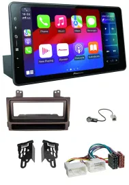 Pioneer Bluetooth DAB MP3 USB Autoradio für Hyundai Sonata ab 09 dunkelbraun met