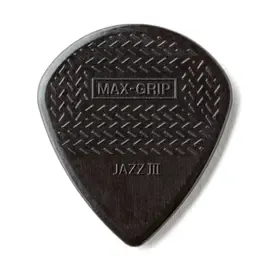 Медиаторы Dunlop MAX-GRIP Jazz III Black Stiffo 471R3S