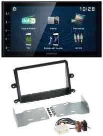 Автомагнитола для Mitsubishi L200 (2006–2015) Kenwood 2-DIN, Bluetooth, USB, DAB, MP3