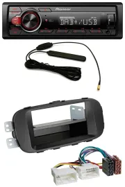 Автомагнитола для Kia Soul Pioneer 1DIN MP3 DAB AUX USB, черная