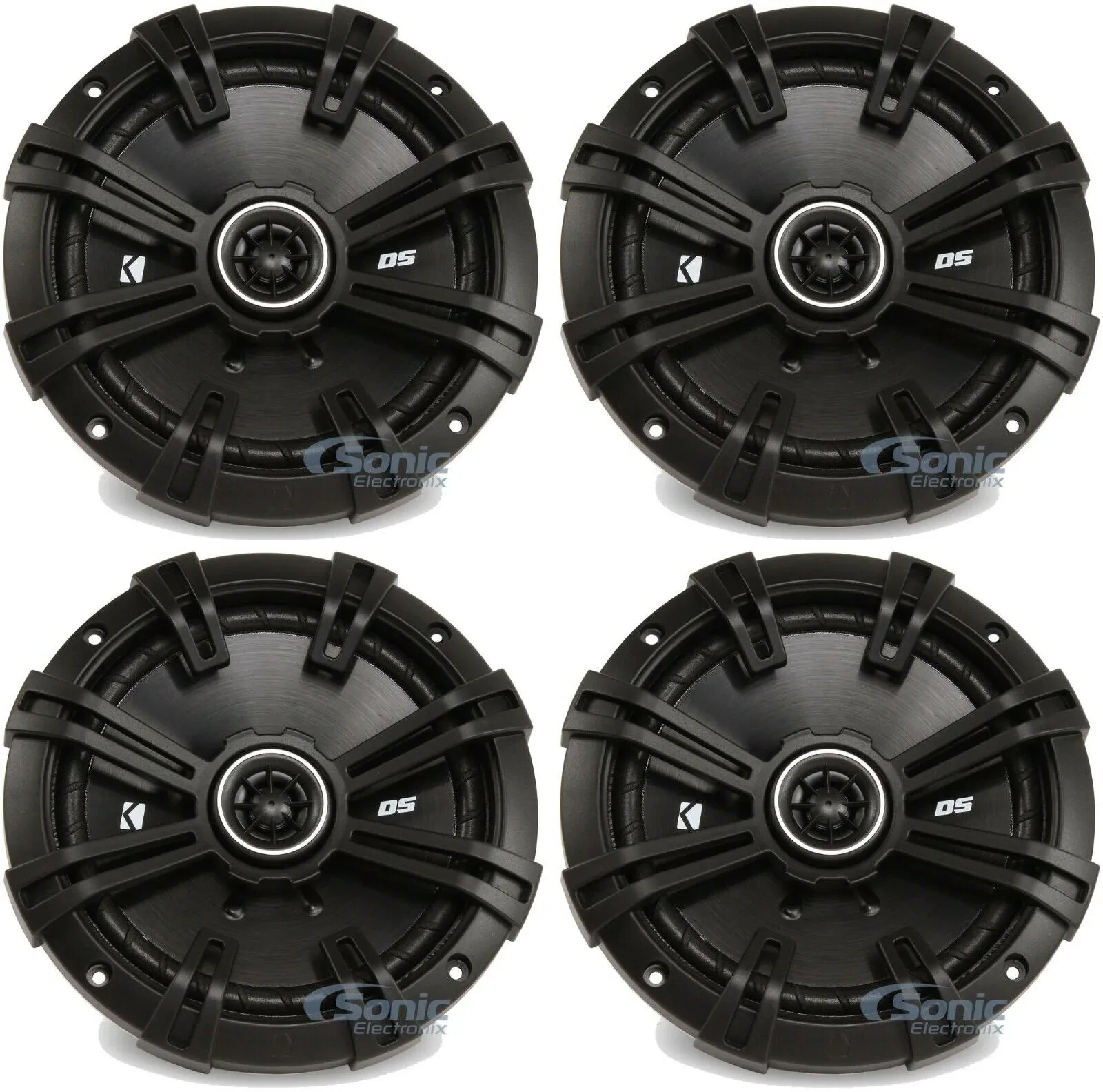 4) KICKER 43DSC6704 DSC670 240W 6.75" 4-Ohm 2-Way Car Coaxial Audio Speakers