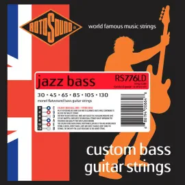 Rotosound RS776LD Long-Scale 6-String Monel Flatwound Bass Strings Set