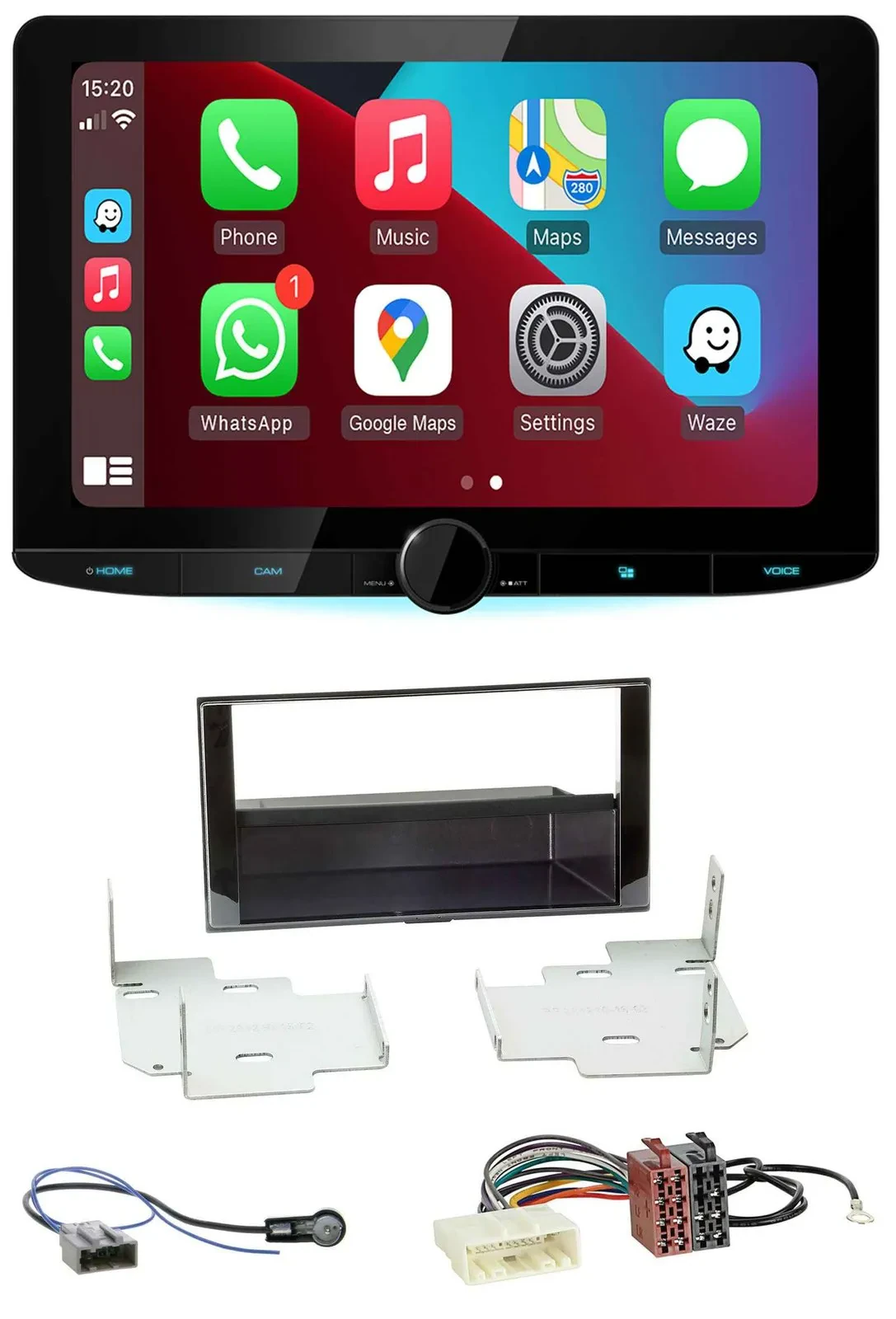 Kenwood MP3 USB DAB Bluetooth Autoradio für Nissan Micra, Note (ab 2013)