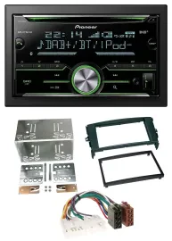 Pioneer Bluetooth MP3 DAB 2DIN USB CD Autoradio für Toyota Auris 07-12 schwarz