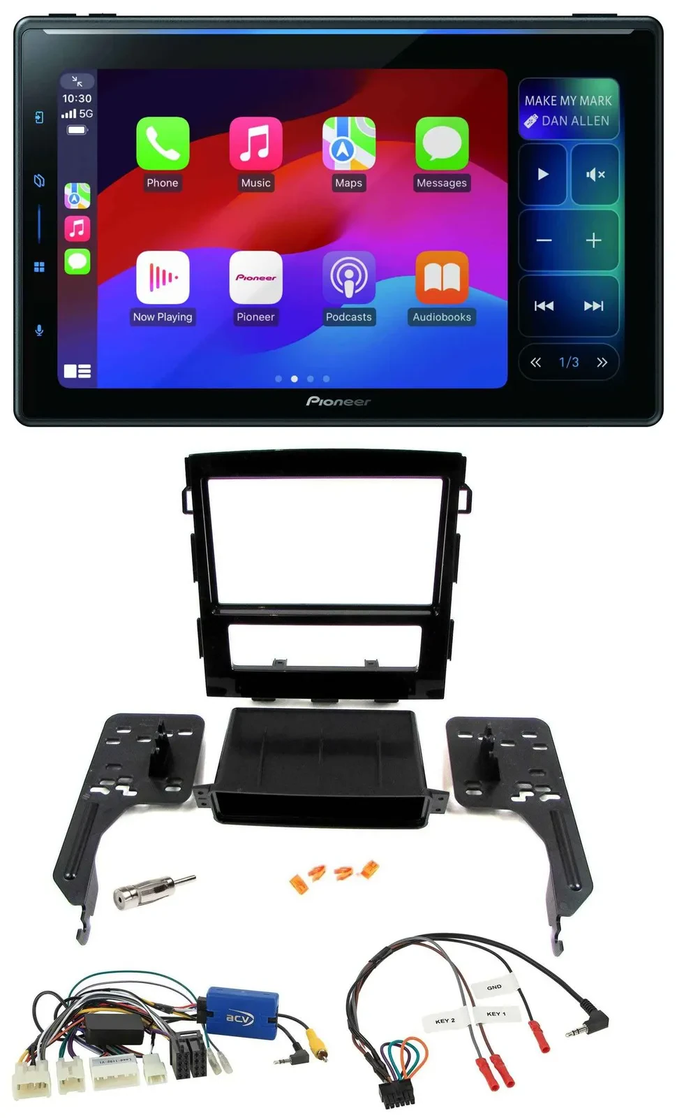 Pioneer Bluetooth DAB Lenkrad USB Autoradio für Subaru Impreza ab 2018