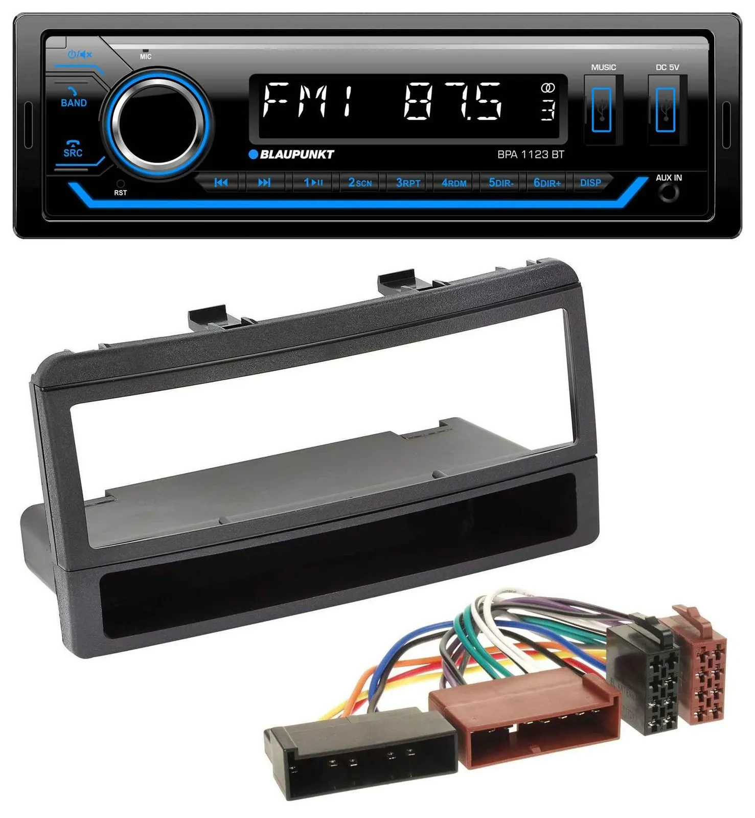 Blaupunkt MP3 Bluetooth USB AUX Autoradio für Ford Focus Cougar Escort Fiesta Ab