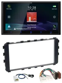 JVC USB Bluetooth 2DIN DAB MP3 Autoradio für Toyota Yaris 2006-2011 OEM-Navi