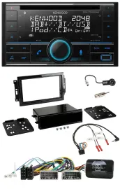 Kenwood CD 2DIN DAB USB Lenkrad Bluetooth Autoradio für Dodge Jeep