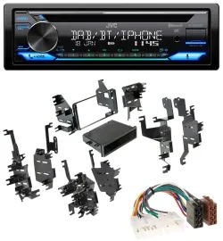 JVC Bluetooth MP3 USB DAB CD Autoradio für Toyota RAV-4 Celica MR2 Spyder bis 05