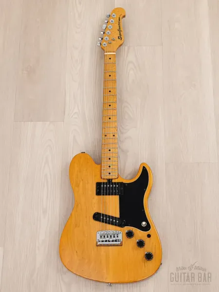 Электрогитара Yamaha SJ-800 Super Jam 800 HS Yellow Natural w/case Japan 1979