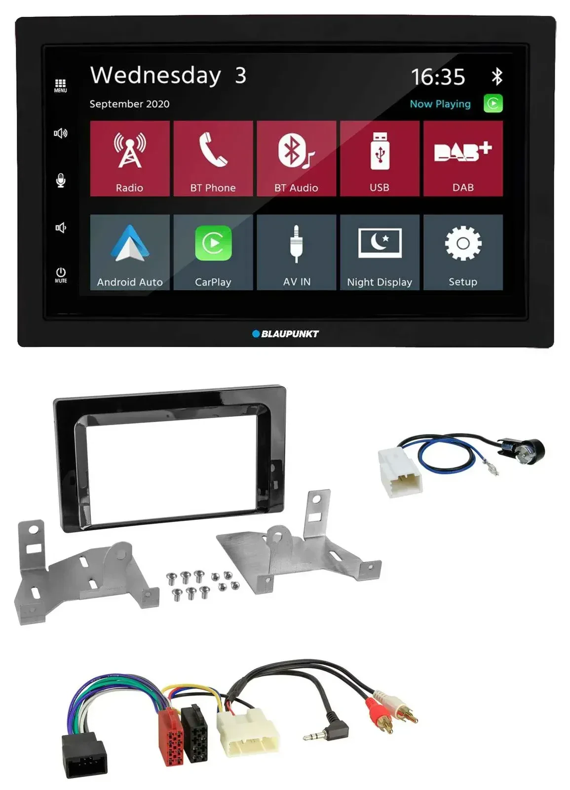 Blaupunkt DAB Bluetooth USB MP3 2DIN Autoradio für Toyota Aygo AB7 ab 2022 klavi