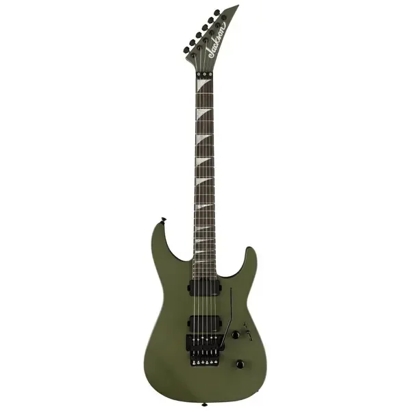 Электрогитара Jackson American Series Soloist SL2MG Electric Guitar, Ebony FB, Matte Army Drab