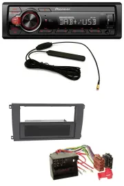 Pioneer MP3 DAB 1DIN AUX USB Autoradio für Porsche Cayenne (2007-2010)