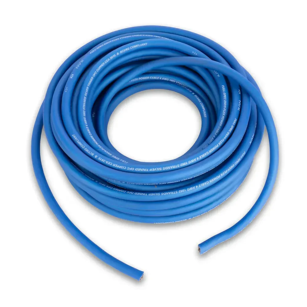 Кабель питания NVX EnvyFlex XW4BL20 4 AWG, 20 ft, синий