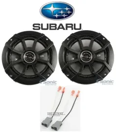 Kicker CS Front Door 6.5" Speaker Replacement Kit For 2000-2004 Subaru Outback