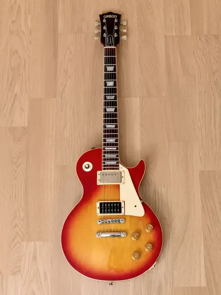 Электрогитара Greco EG500 Standard HH Maxon Cherry Sunburst Japan 1979