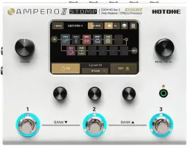 Hotone Ampero II Stomp Amp Modeler and Effects Processor w Power Supply