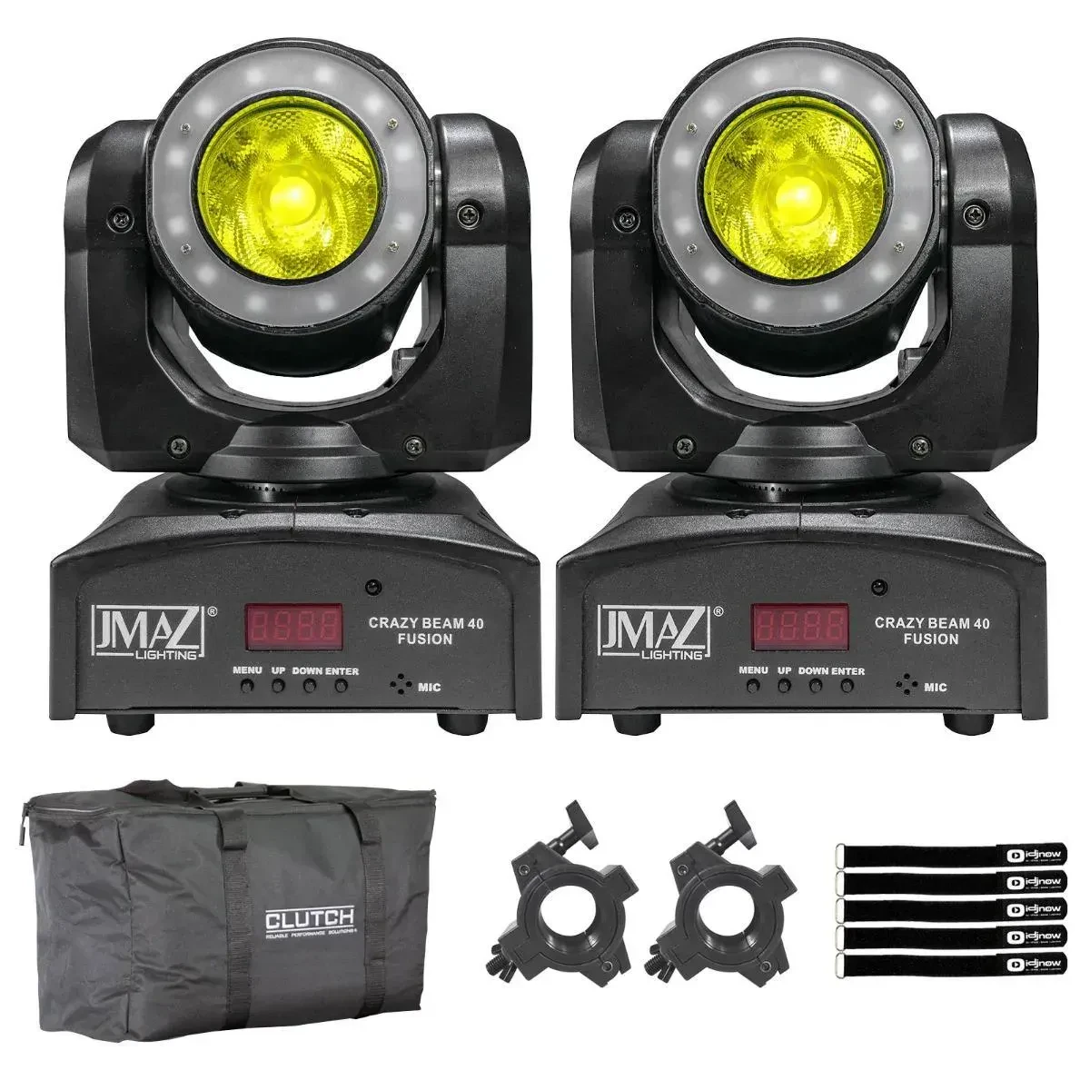 Прибор с полным движением JMAZ LIGHTING JZ3006 Crazy Beam 40 Fusion с аксессуарами (пара)