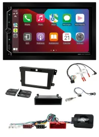 Автомагнитола для Mazda CX-7 ESX 2DIN DAB, USB, Bluetooth, управление с руля (2008–2010)