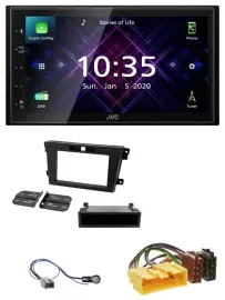 Автомагнитола для Mazda CX-7 (2008–2010) JVC 2DIN, DAB, MP3, Bluetooth, USB
