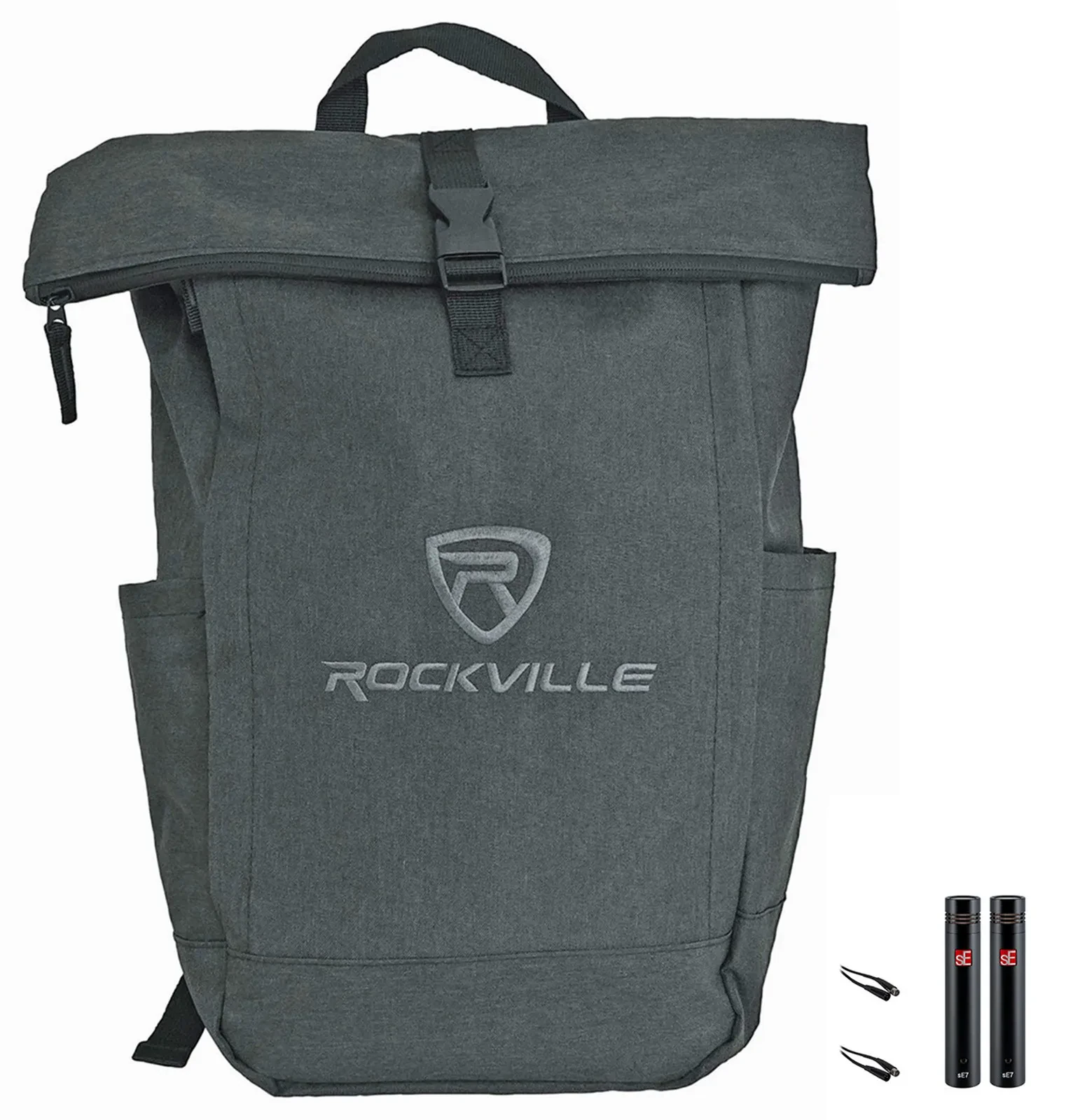 Pair Se Electronics sE7 Condenser Microphones Recording Mics+Cables+Backpack