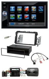 Автомагнитола для Opel Vivaro 2011–2015 Blaupunkt 2DIN, SD, USB, Bluetooth, TMC, поддержка управления с руля