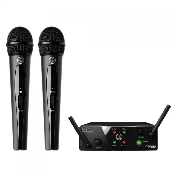 Аналоговая радиосистема с ручными микрофонами AKG WMS40 Mini2 Vocal Set BD US25B/D