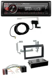 Автомагнитола для Fiat Ducato (2006–2010) Pioneer 1DIN, MP3, DAB, USB, AUX, черная