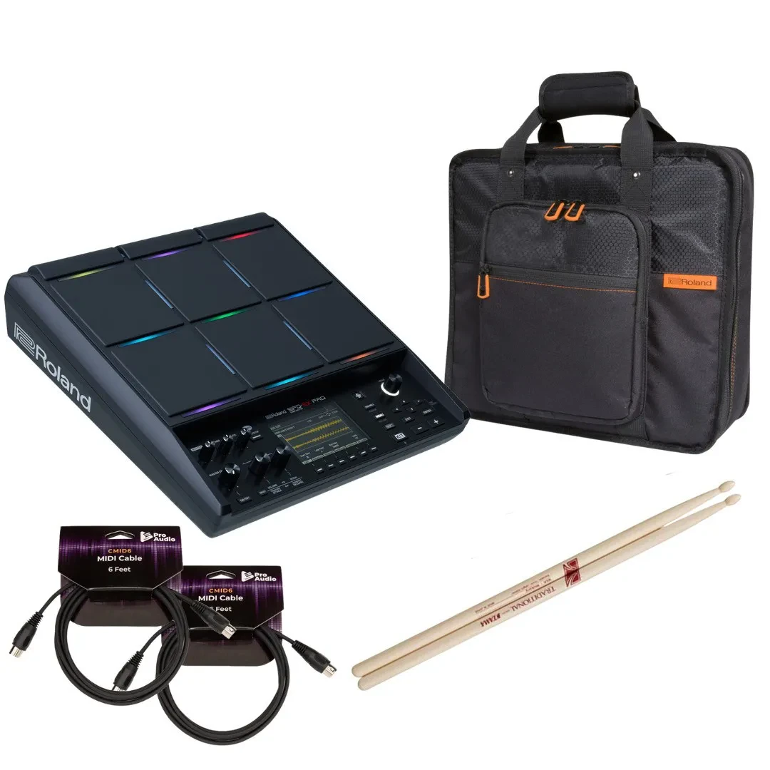 MIDI-контроллер Roland SPD-SX PRO с сумкой, палочками и кабелями