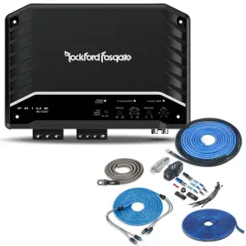 Rockford Fosgate R2-750X1 750W RMS Monoblock Amplifier + Amp Kit