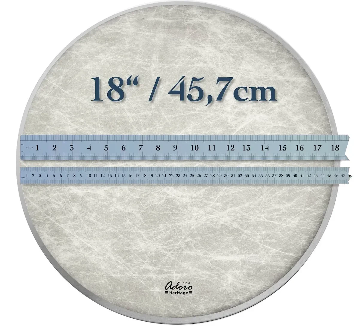 Пластик для барабана Adoro AHER-18BD Heritage Synthetic Calf