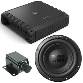 Alpine S2‑A60M 600 W RMS S‑Series Bass Package by Sonic Electronix