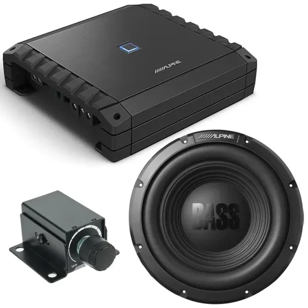 Alpine S2‑A60M 600 W RMS S‑Series Bass Package by Sonic Electronix