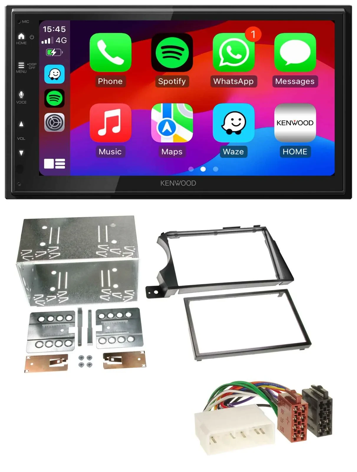 Kenwood MP3 USB DAB 2DIN Bluetooth Autoradio für SSangYong Actyon Kyron 2006-201