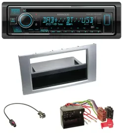 Автомагнитола Kenwood MP3 Bluetooth DAB USB CD для Ford Kuga/Fusion/Transit (2005–2012)