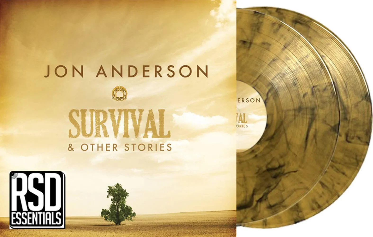 Jon Anderson - Survival & Other Stories [Indie-Exclusive Gold Marble Vinyl] NEW