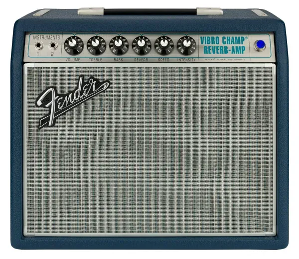 Комбоусилитель для электрогитары Fender 68 Custom Vibro Champ Reverb Amp Navy 5W 1x10