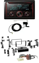 Pioneer 2DIN MP3 DAB USB CD Bluetooth Autoradio für Nissan Versa ab 07 Xterra ab