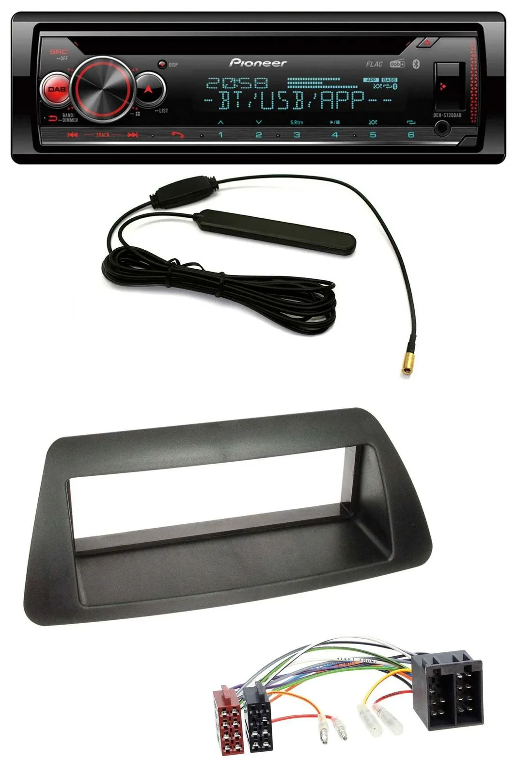 Pioneer USB DAB MP3 Bluetooth CD Autoradio für Fiat Bravo Brava Marea Marea-Week