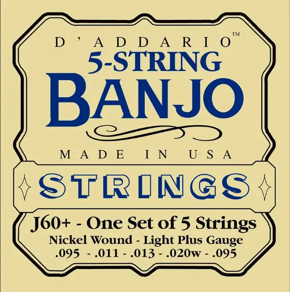 Струны для банджо D'Addario J60