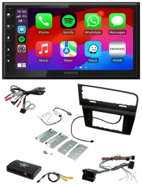 Kenwood Lenkrad USB DAB 2DIN Bluetooth Autoradio für VW Golf VII 7 2012-2018 Inf