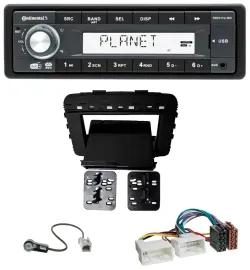 Continental MP3 AUX USB DAB 1DIN Autoradio für Kia Sorento (UM, ab 03/2015)