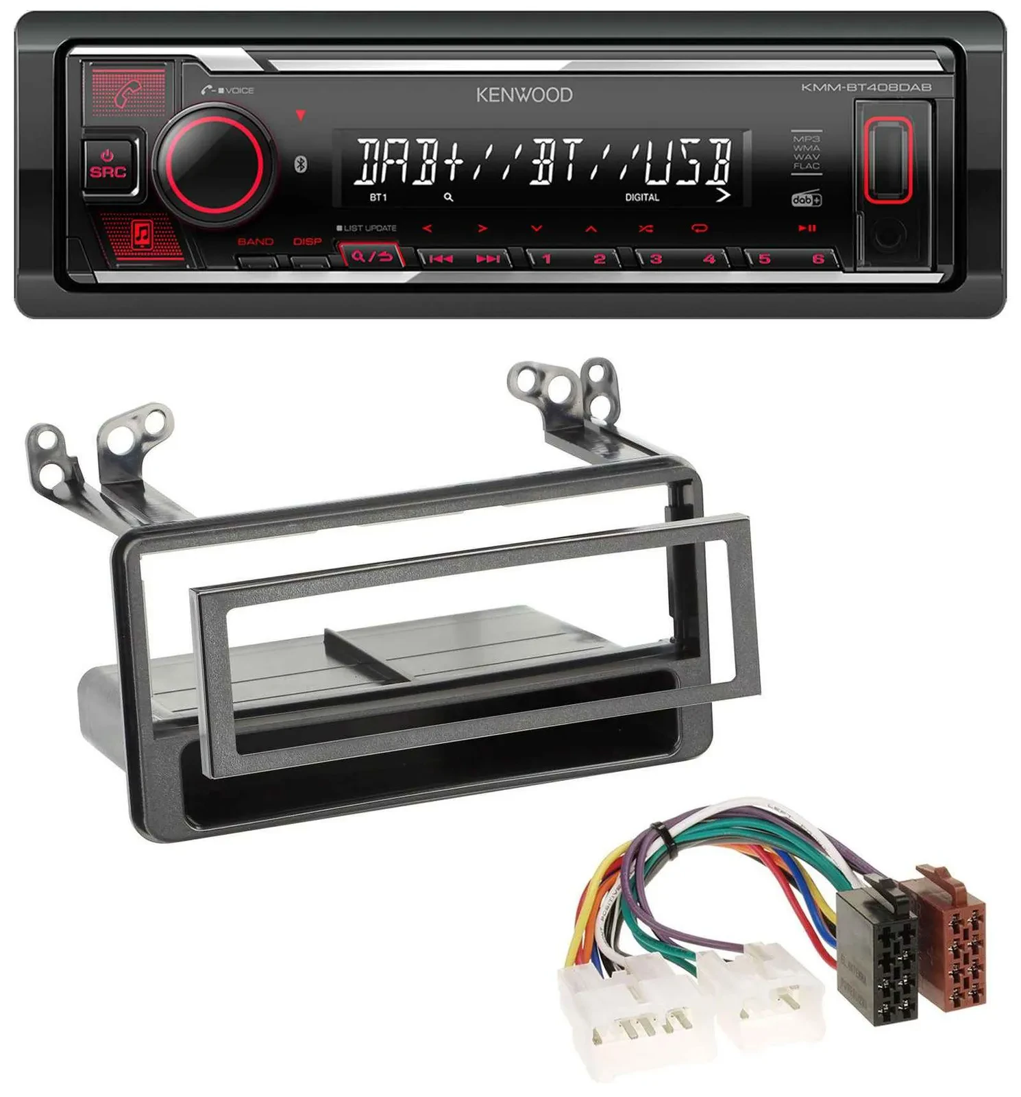 Kenwood MP3 Bluetooth USB DAB Autoradio für Toyota MR2, RAV4, Yaris Verso