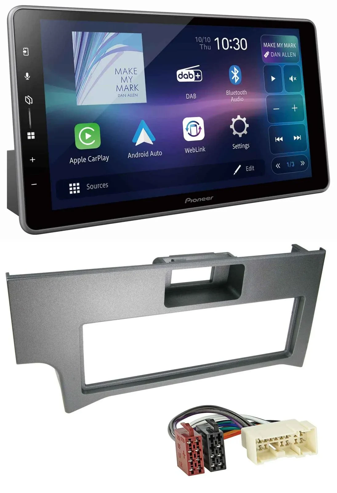 Pioneer Bluetooth USB DAB MP3 Autoradio für Nissan Primera P11-144 Facelift 1999