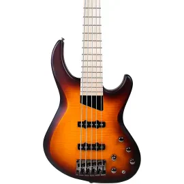 MTD Kingston Saratoga Deluxe 5-String Electric Bass Guitar Deep Cherry Burst