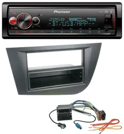 Автомагнитола Pioneer Bluetooth USB MP3 DAB для Seat Leon (с 2005), черный