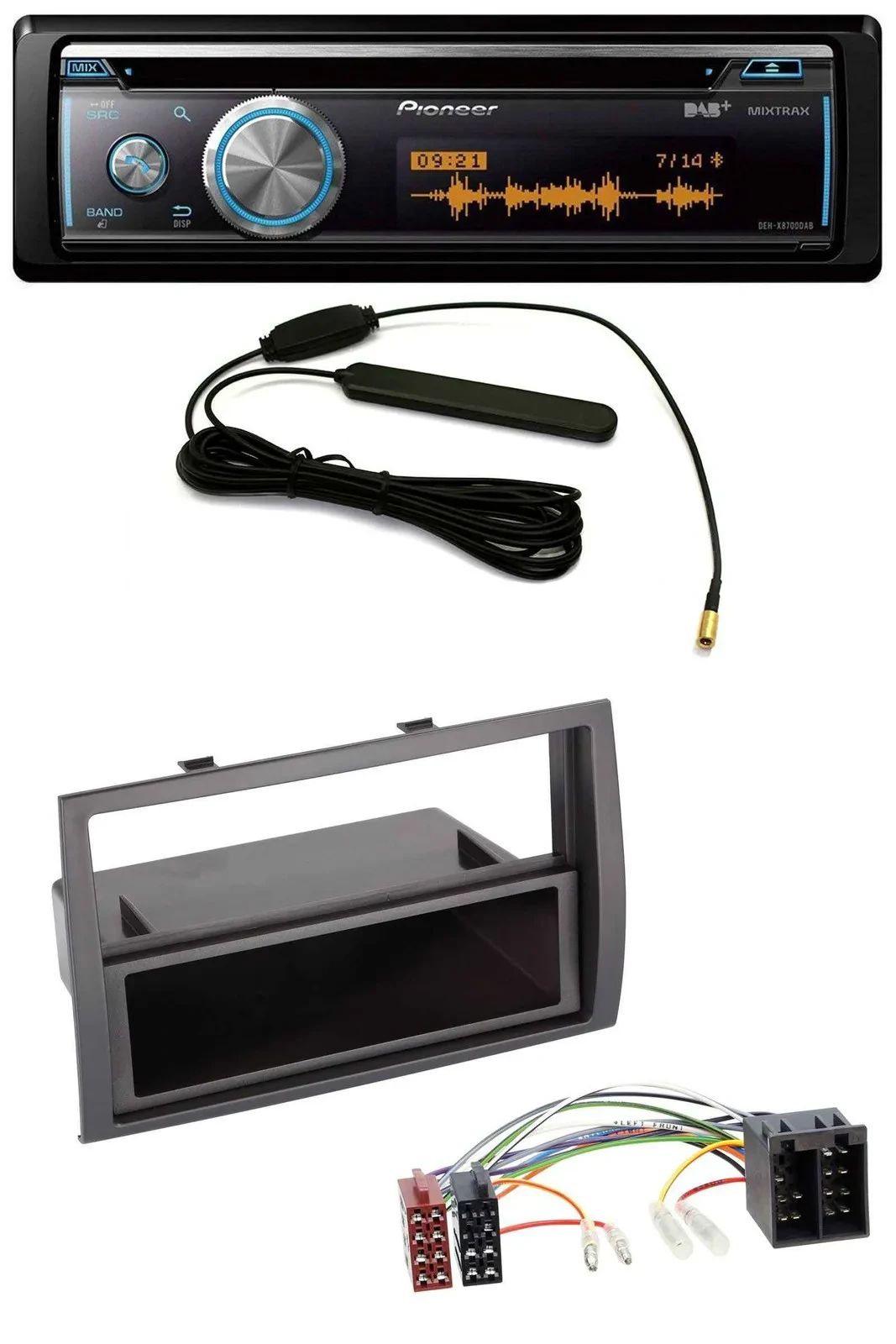 Автомагнитола для Citroen Jumper / Peugeot Boxer / Fiat Pioneer CD, USB, Bluetooth, DAB, MP3