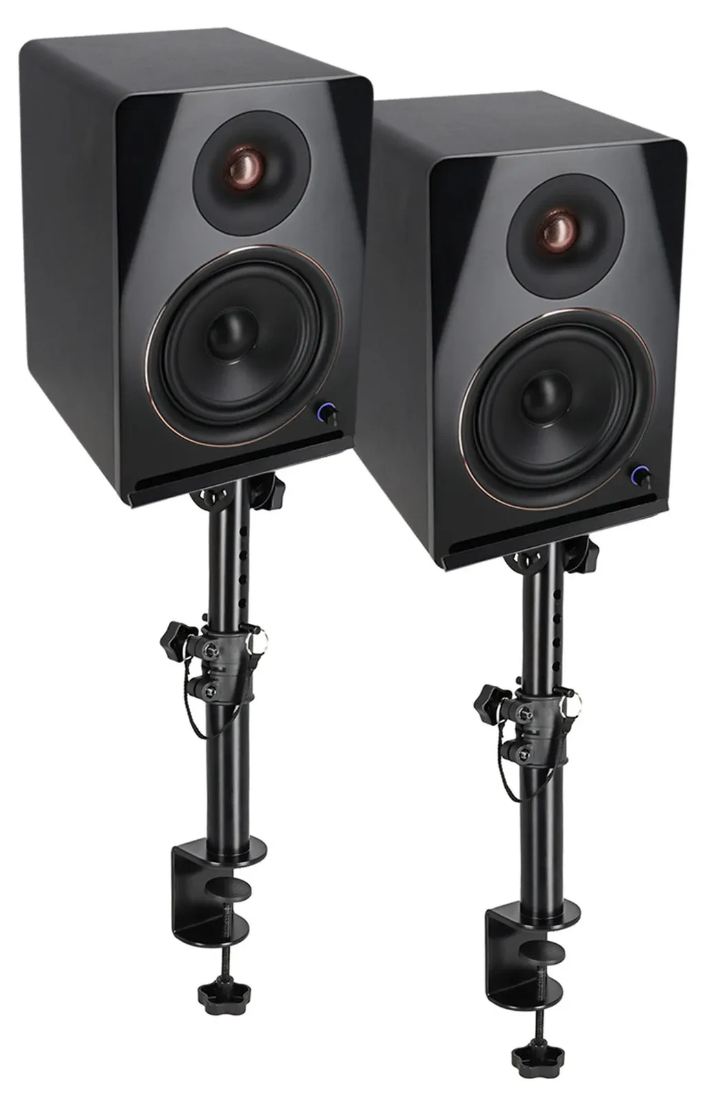 Студийные мониторы Rockville APM6B v2 6.5" активные, USB/Bluetooth (набор, пара) с настольными стойками