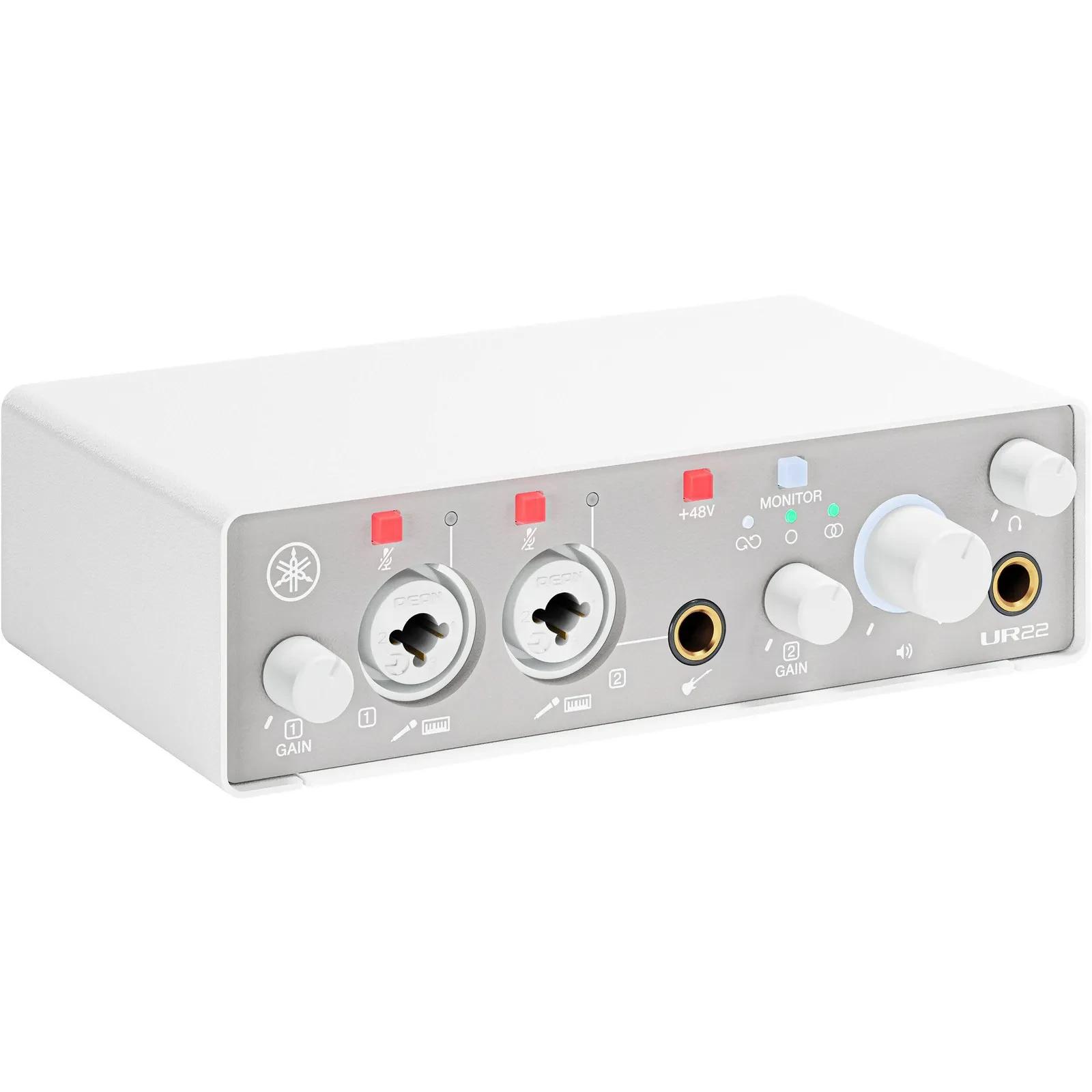 Yamaha UR22 MK3 2x2 USB-C Audio Interface, White